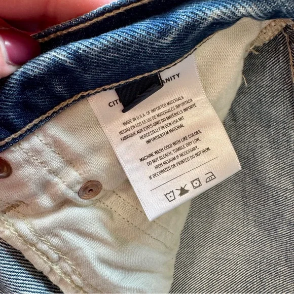 CITIZENS OF HUMANITY Gaucho Vintage Wide Leg In Oasis - Picture 13 of 14